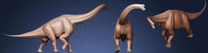 3D мадэль Брахиозавр7 (STL)